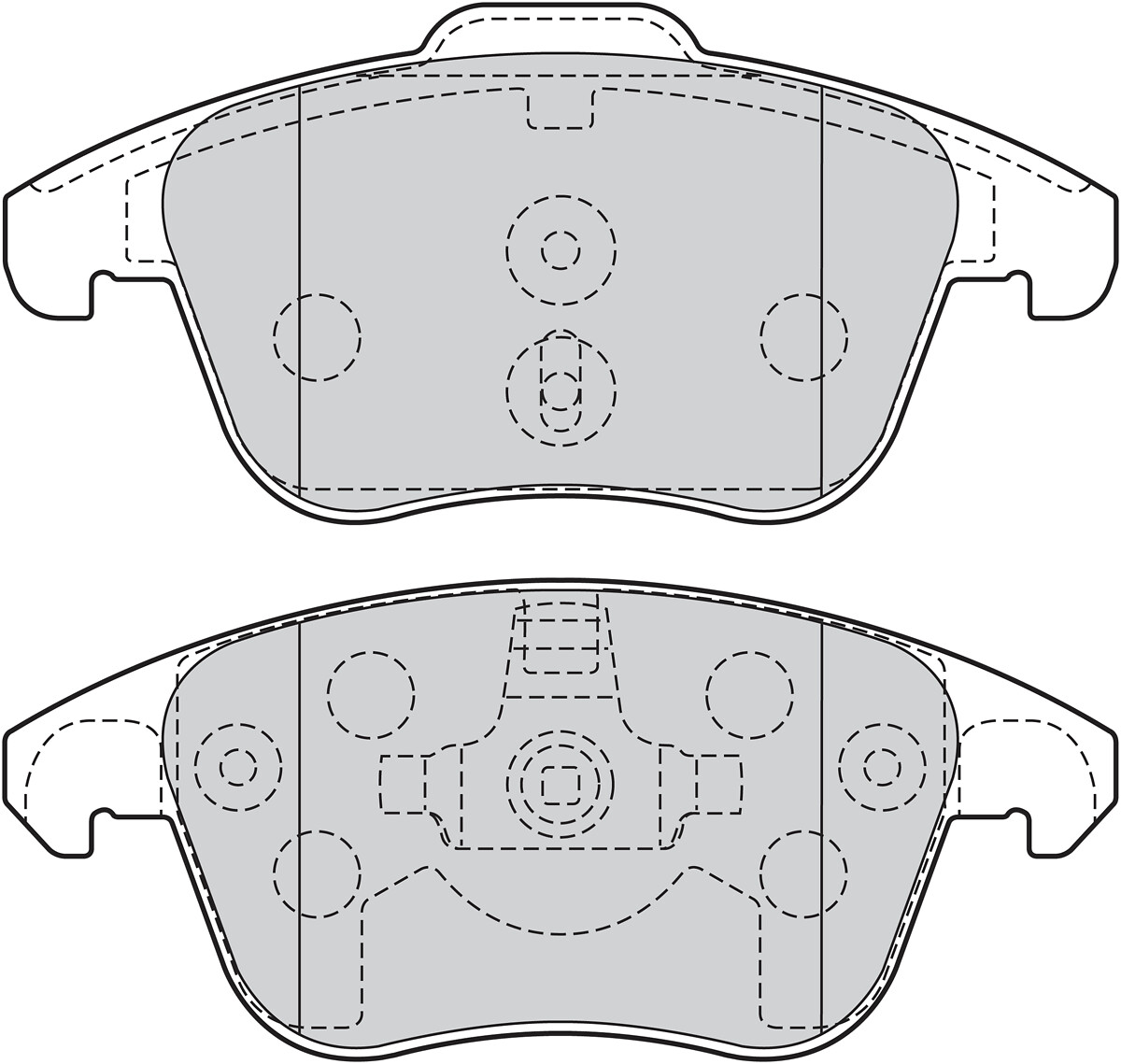 Jeu de 4 plaquettes de frein VALEO ref. 302099